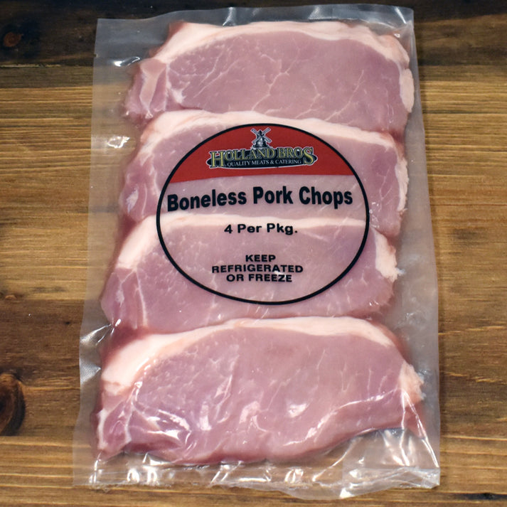 Boneless Pork Chops – Holland Bros. Meats
