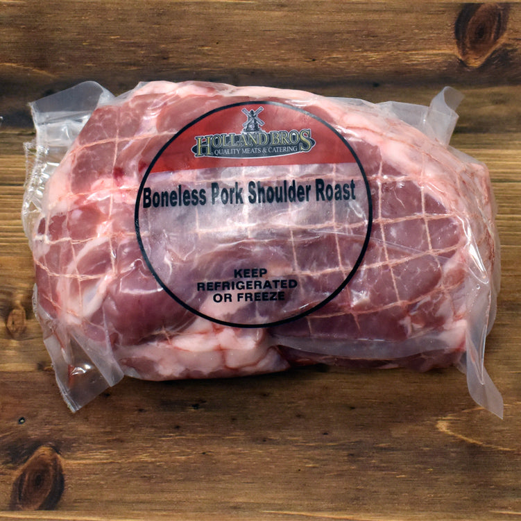 Boneless Pork Shoulder Roast Holland Bros Meats